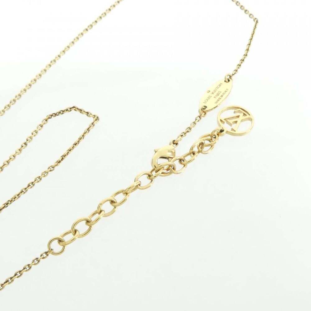 LOUIS VUITTON Gold Necklace - Picture 4 of 5